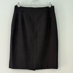 Ann Taylor Charcoal Pencil Skirt